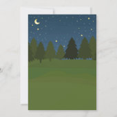 S'mores Backyard Camping Bonfire Birthday  Kaart (Achterkant)