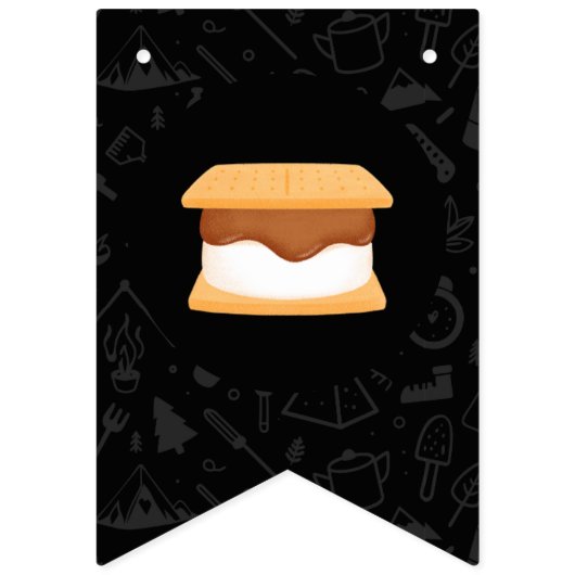 S'mores Bar Bunting Banner (Eerste vlag)