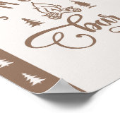 S'mores Bar Camping Een gelukkige Camper verjaarda Poster (Hoek)