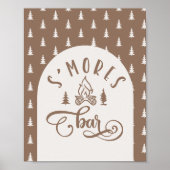 S'mores Bar Camping Een gelukkige Camper verjaarda Poster (Voorkant)