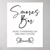 S'Mores Bar Marshmallow Laten we feestje's meer te Poster (Voorkant)
