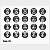 S'mores-bende Camping Kampvuur Schattig Marshmallo Ronde Sticker (Vel)