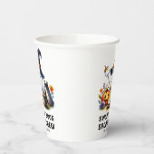 Smores Boos Spooky Crew Ghost Camping Halloween Papieren Bekers (Links)