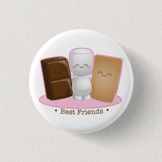 S'mores Buddies Round Button