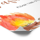 S'mores Camping Baby shower Gunsten Poster (Hoek)