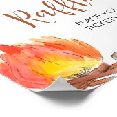 S'mores Camping Baby shower Luier Raffle Poster (Hoek)