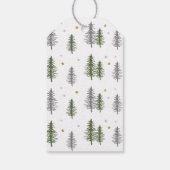 S'mores Camping Campfire groen Verjaardag Cadeaulabel (Achterkant)