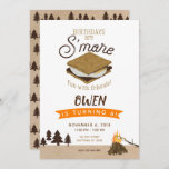 S'mores Camping Fun met Friends Birthday Kaart<br><div class="desc">S'mores Camping Fun with Friends Birthday Invitation</div>