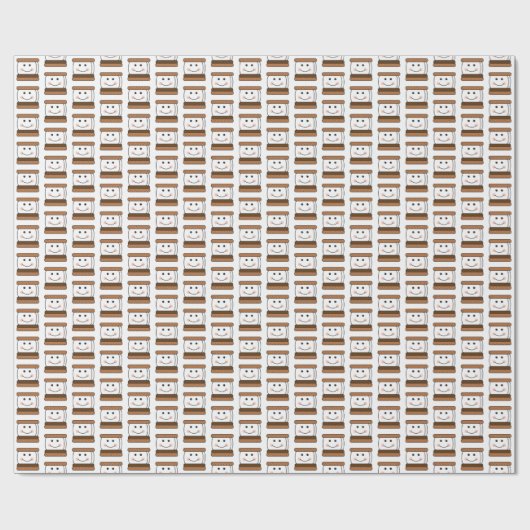 S'mores Camping Theme Birthday Party Cadeaupapier (Vlak)