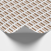 S'mores Camping Theme Birthday Party Cadeaupapier (Hoek)