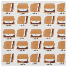 S'mores Cartoon Bruin White Smiling Pattern