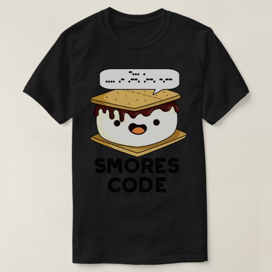 Smores Code Grappig Voedsel Pun 1 T-shirt (Design voorkant)