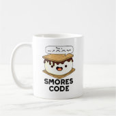 Smores Code Grappige Voedsel Grappen Koffiemok (Links)