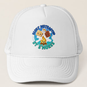 Smores Cute Campfire Camping Vacking Boys Trucker Pet