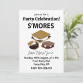 S'mores Dessert Nog Een Keer S'more Kaart (Staand voorkant)