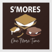 S'mores Dessert Nog Een Keer S'more Raamsticker (Vel)