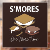 S'mores Dessert Nog Een Keer S'more Raamsticker (Vel 2)