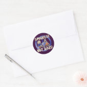 S'mores geen oorlogen ronde sticker (Envelop)