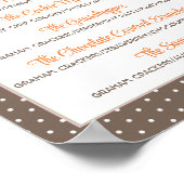 S'Mores gender onthullen baby shower vreugdevuur m Poster (Hoek)