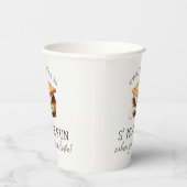 S'mores Herfst Bonfire Outdoor Couples Douche Papieren Bekers (Rechts)