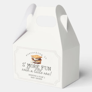S'mores Herfst Kampvuur Buiten Baby Shower Bedankdoosjes