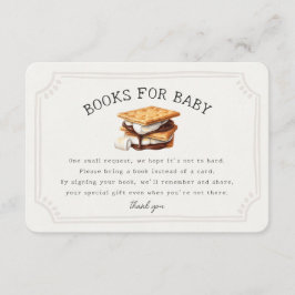 Smores Herfst Kampvuur Buiten Boeken Voor Baby Ins Informatiekaartje