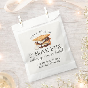 S'mores Herfst Kampvuur Buiten Bruiloft Feest Bedankzakje