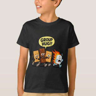 S'mores humor marshmallow kampvuur t-shirt