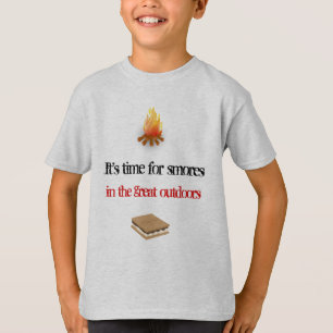 Smores in de grote buitenlucht t-shirt