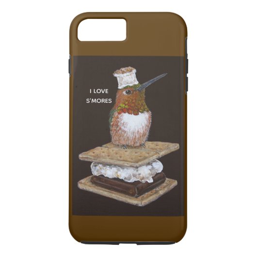 S'mores iPhone case hummingbird (Achterkant)