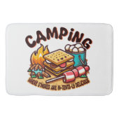 s'mores kamp badmat (Voorkant)