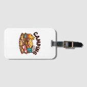 s'mores kamp bagagelabel (Voorkant (horizontaal))