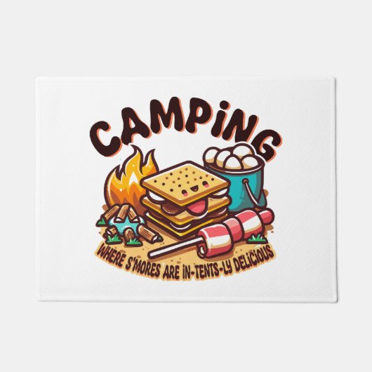 smores kamp deurmat (Voorkant)