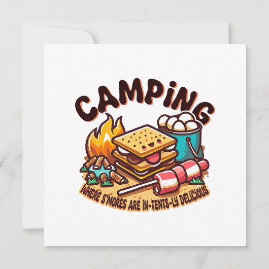 s'mores kamp kaart (Achterkant)