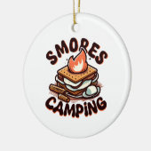 s'mores kamp keramisch ornament (Links)