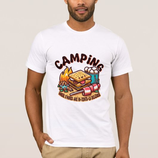s'mores kamp t-shirt (Voorkant)