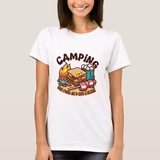 s'mores kamp t-shirt (Voorkant)