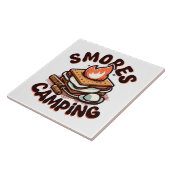 s'mores kamp tegeltje (Zijkant)
