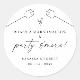 S'mores Kit Favor Labels Wedding Party Gift