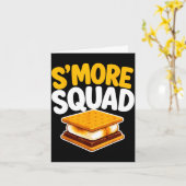 S'mores liefhebber kampvuur marshmallow  kaart (Gele Bloem)