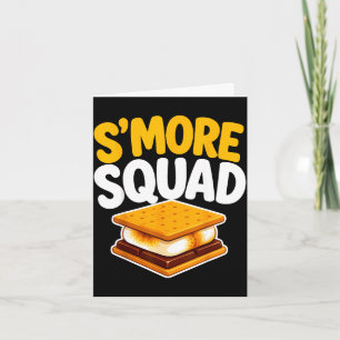 S'mores liefhebber kampvuur marshmallow kaart