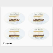 Smores Love is Sweet Ovale Sticker (Vel)