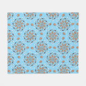 S'mores Mandala Patroon Fleece Deken (Voorkant (Horizontaal))