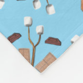 S'mores Mandala Patroon Fleece Deken (Hoek)