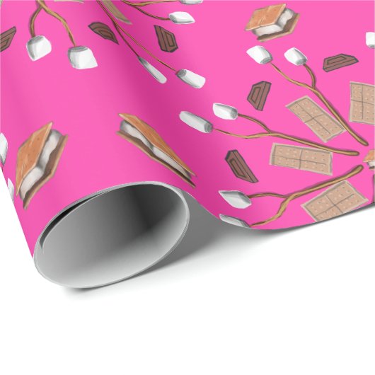 S'mores Mandala Pattern Cadeaupapier (Rol Hoek)