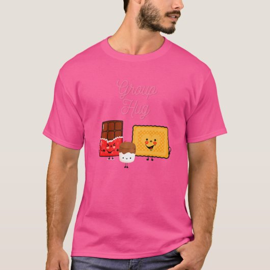 Smores Marshmallow Roasting bonfire Camping Campin T-shirt (Voorkant)
