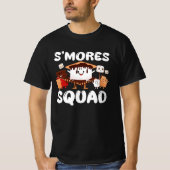 S'mores Marshmallows Funny Smores Squad Camping Ca T-shirt (Voorkant)