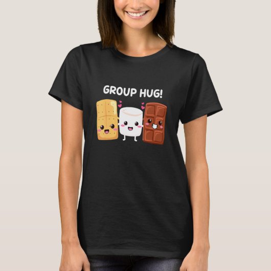 S'mores Marshmallows Grappige Smores Camping Groep T-shirt (Voorkant)