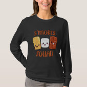 S'mores Marshmallows  Smores Squad Camping Campfir T-shirt (Voorkant)