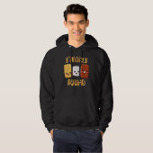 S'mores Marshmallows Smores Squad Kamperen Kampee Hoodie (Voorkant volledig)